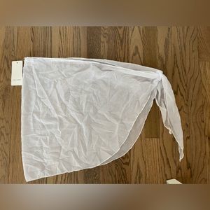 Sheer White Sarong